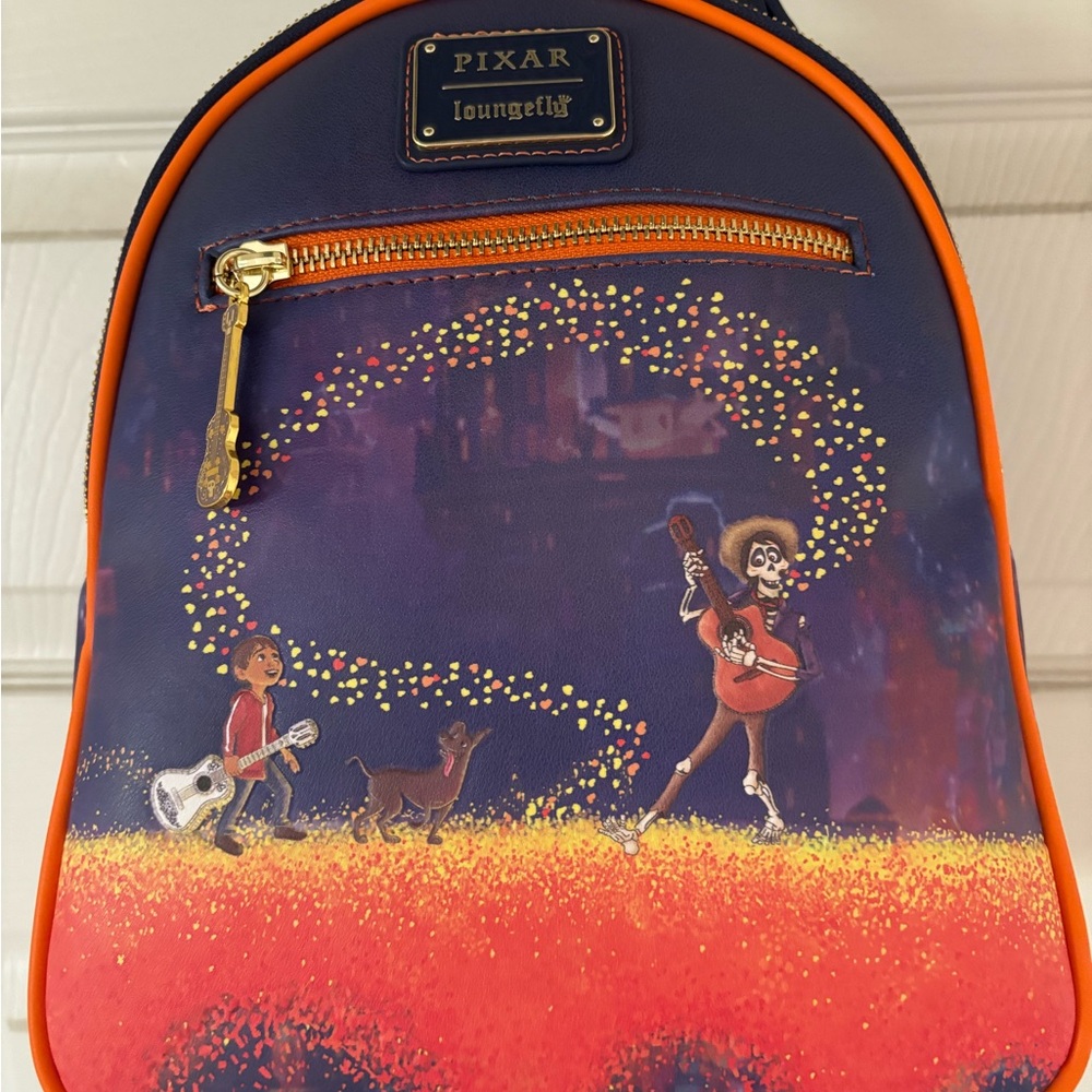 Pixar Loungefly Backpack with Colorful Design